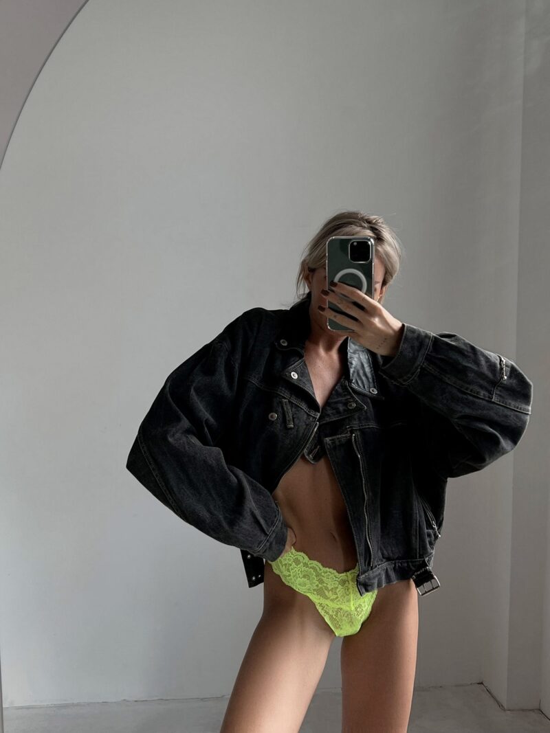 Трусики-стринги Cutie Neon Yellow
