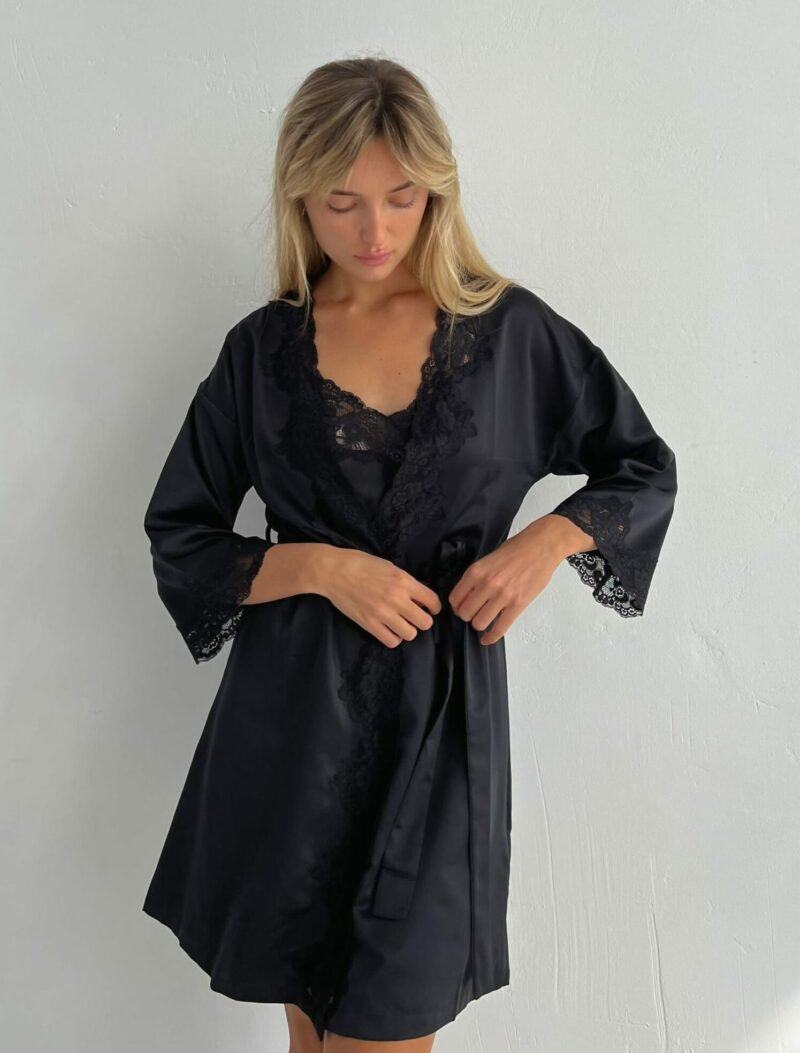 Кимоно Lace Black