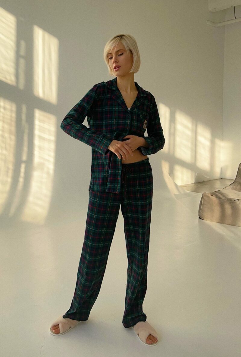 Костюм с брюками Classic Green Plaid
