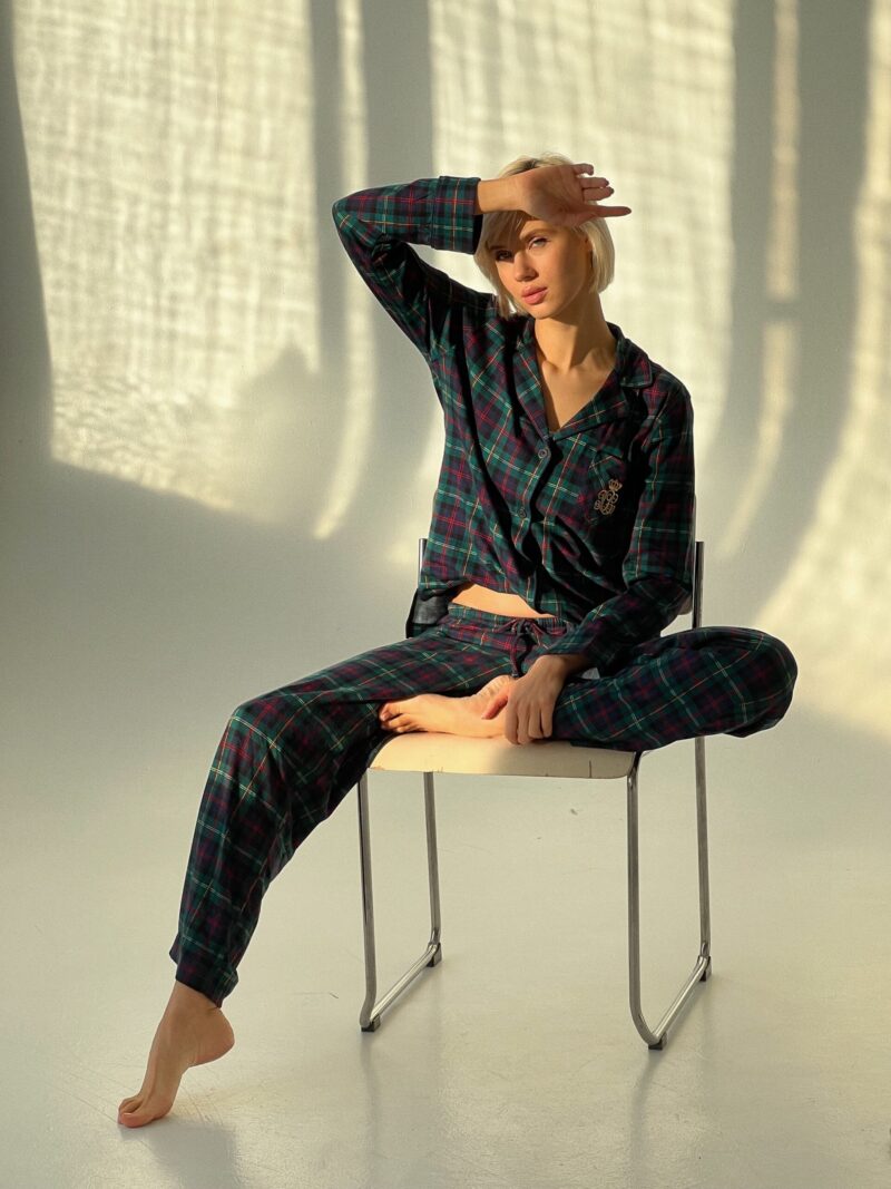 Костюм с брюками Classic Green Plaid