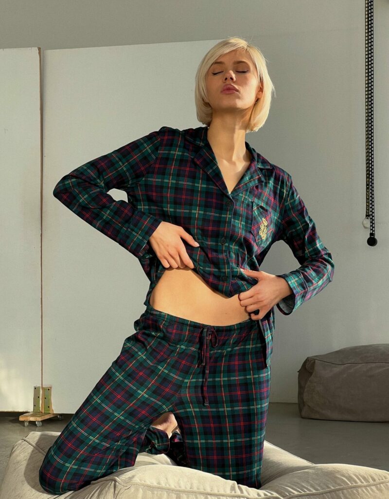 Костюм с брюками Classic Green Plaid