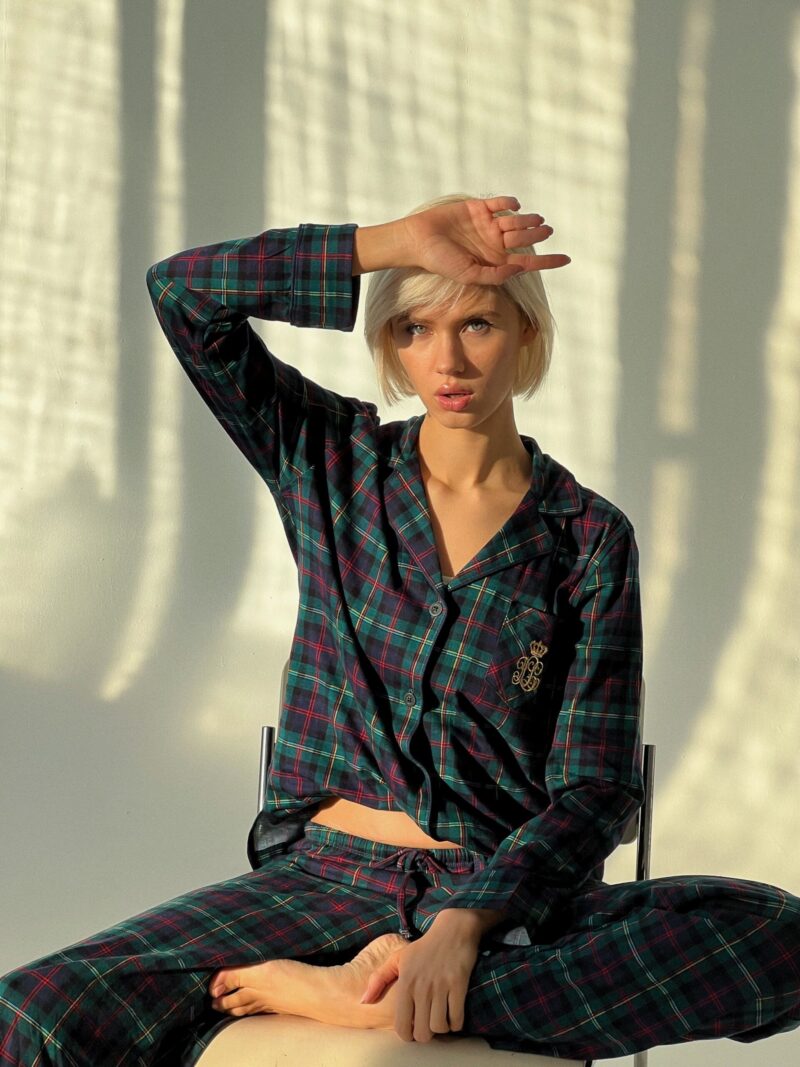 Костюм с брюками Classic Green Plaid