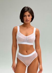 Бюстгальтер-топ Viviene Brand White двойная чашка