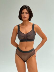 Бюстгальтер-топ Basic Brand Graphite