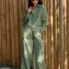 Костюм с брюками льняной Khaki