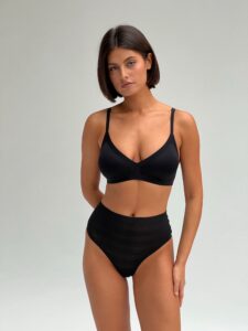 Бюстгальтер-топ Soft Stretch Stripes Black