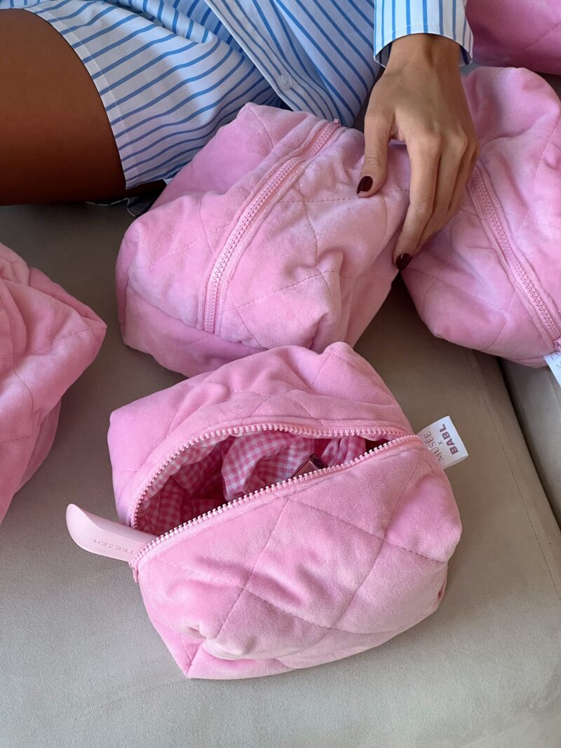 Косметичка Velur Pink Mini x ÉMILIE MUSÉE