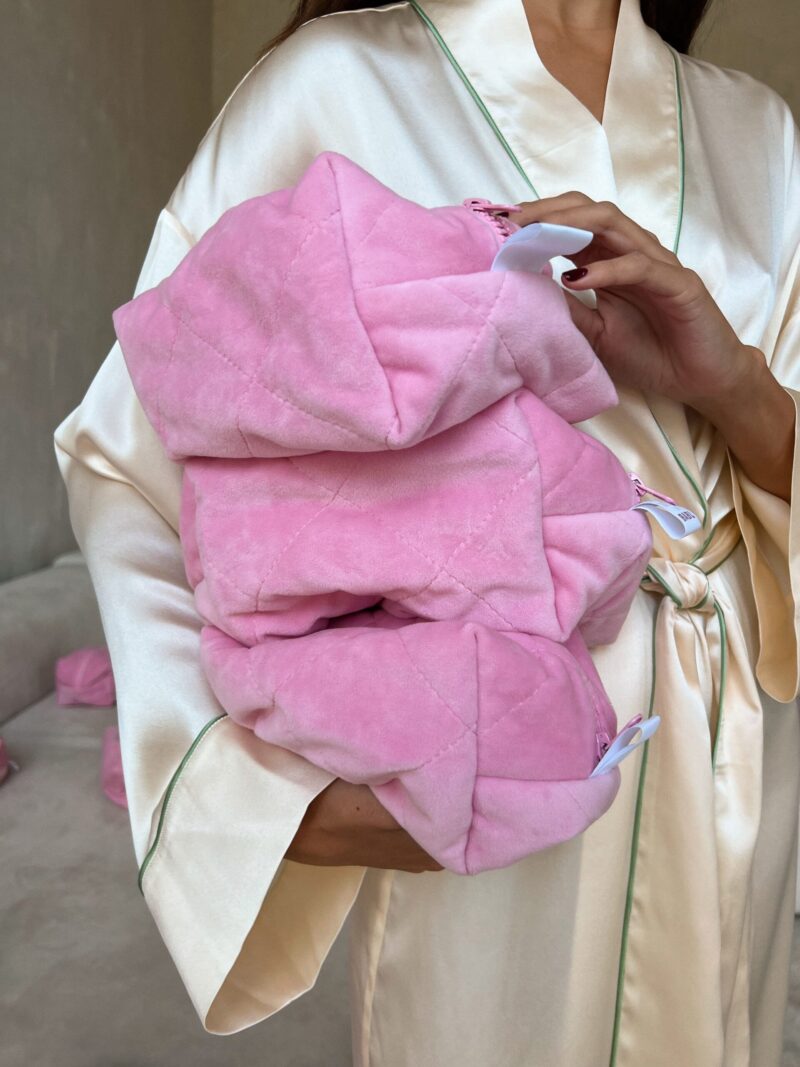 Косметичка Velur Pink Mini x ÉMILIE MUSÉE