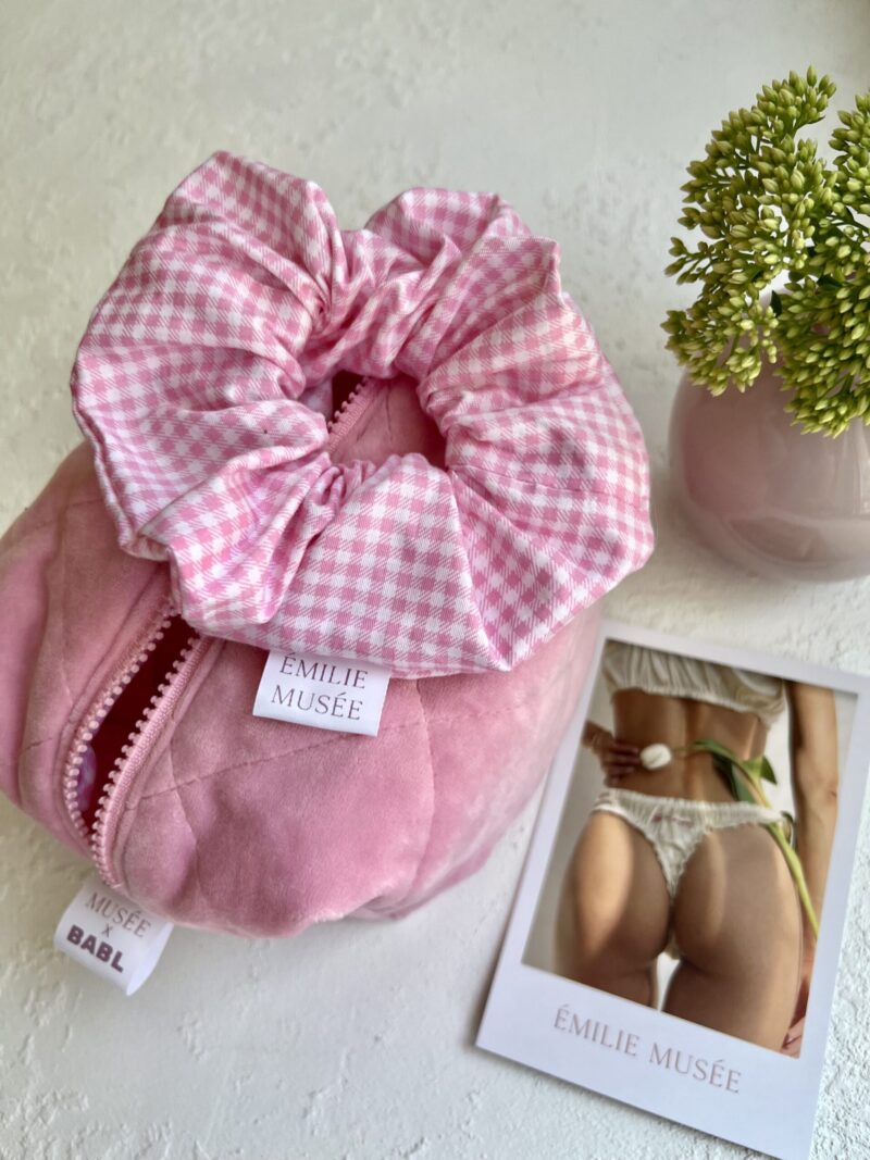 Косметичка Velur Pink Mini x ÉMILIE MUSÉE