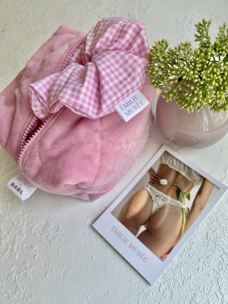 Косметичка Velur Pink Mini x ÉMILIE MUSÉE