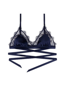 Трусики-бразильяна Charlotte Lace Dark Blue