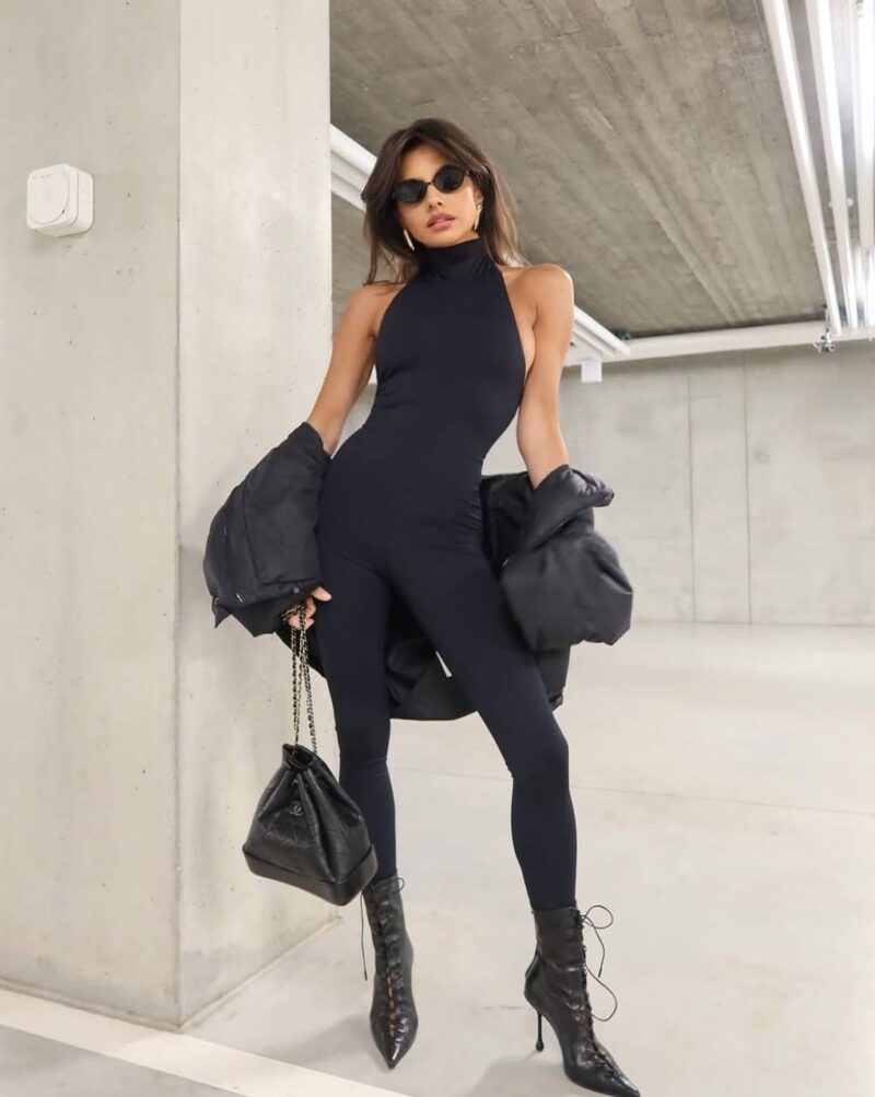 Комбинезон М Long Jumpsuit Black