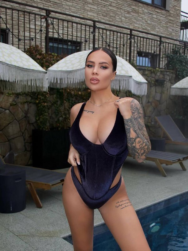 Купальник бархатный чёрный Купальник бархатный чёрный