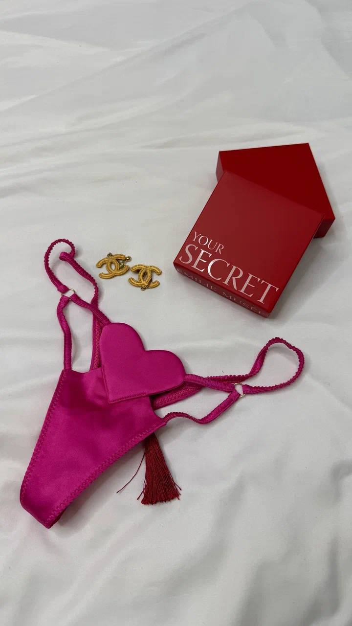 Трусики-стринги Be My Valentine Pink