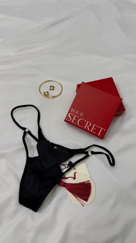 Трусики-стринги Be My Valentine Black