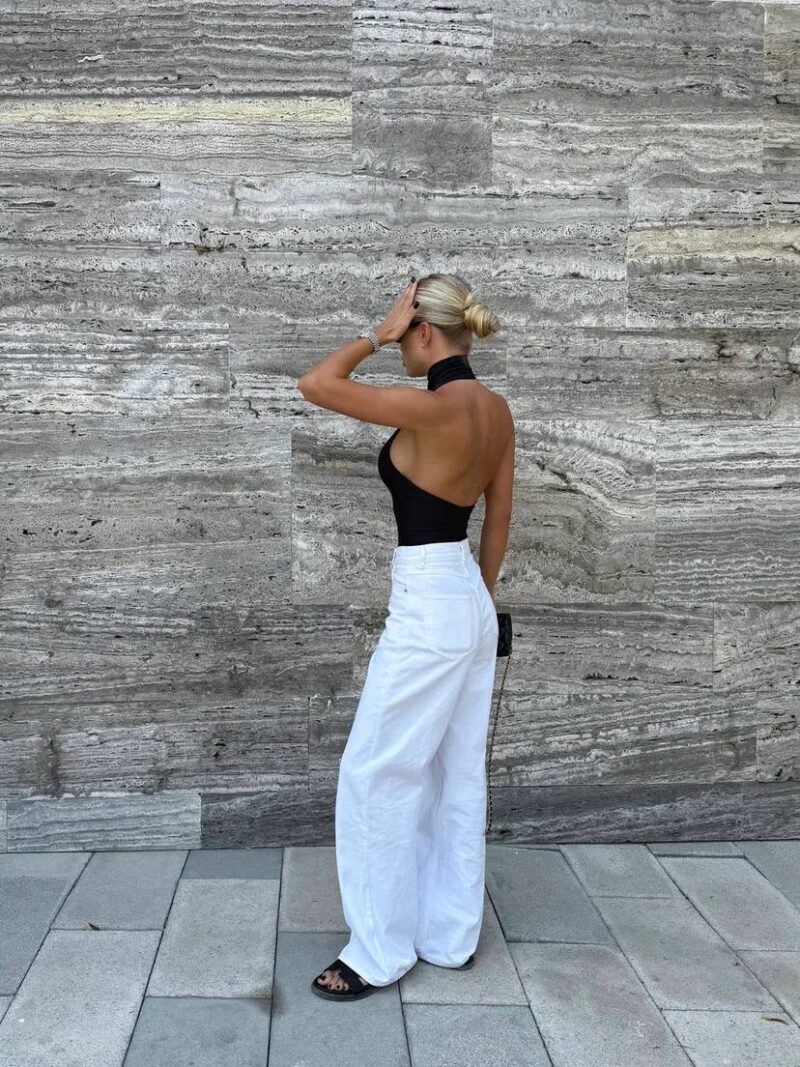 Боди Halter Black