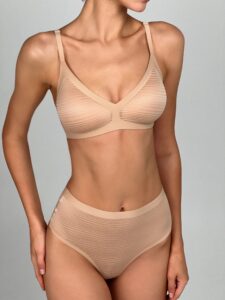 Трусики-стринги завышенные Soft Stretch Stripes Sirocco