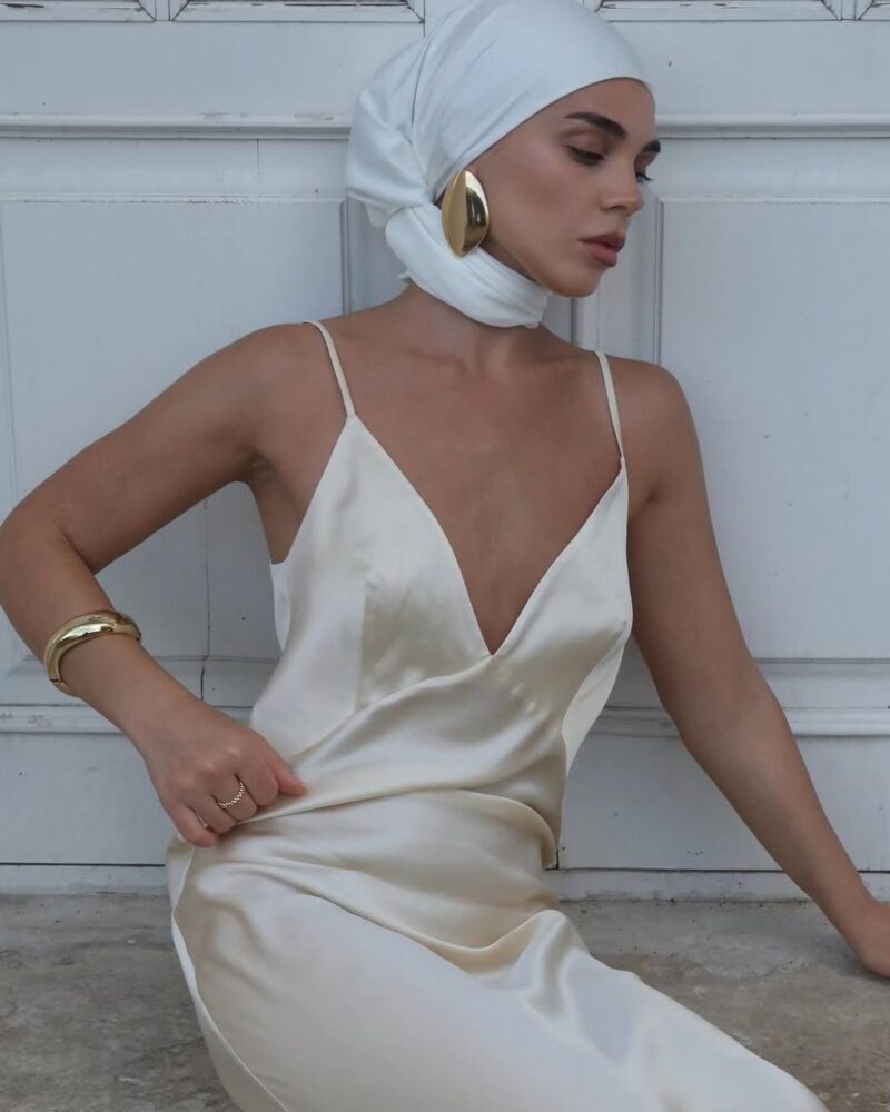 Платье-комбинация Sophia Champagne