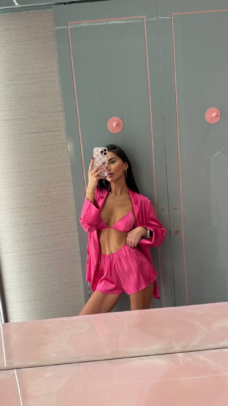 Рубашка из шёлка Betty Pink Рубашка из шёлка Betty Pink