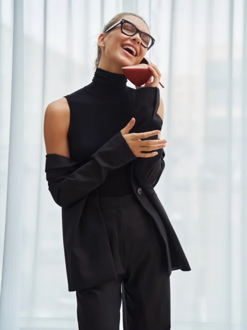 Боди OLECHKA Black Rib