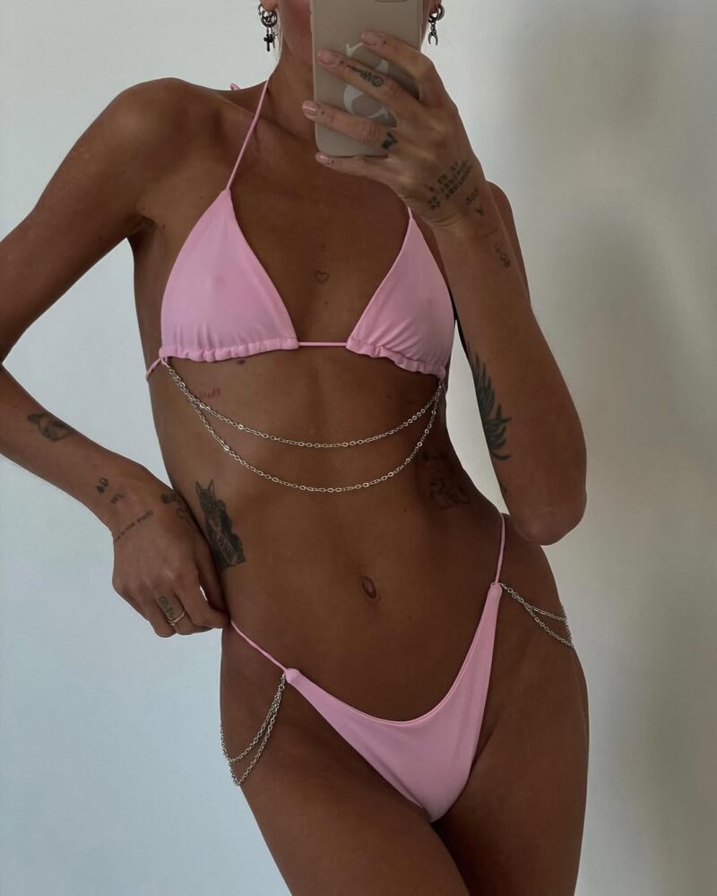 Топ So Chainy Baby Pink