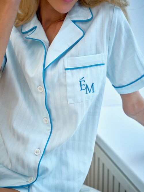 Костюм из хлопка Stripe Blue Костюм из хлопка Stripe Blue