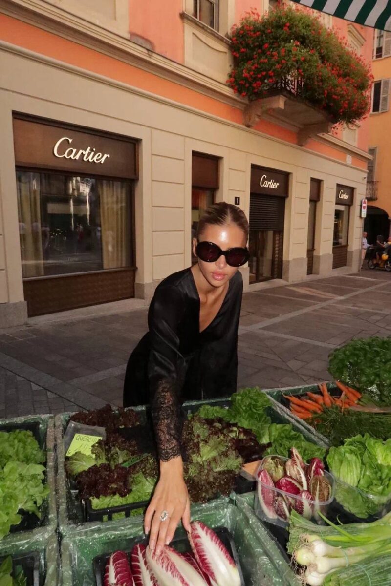 Халат шёлковый Leda Black