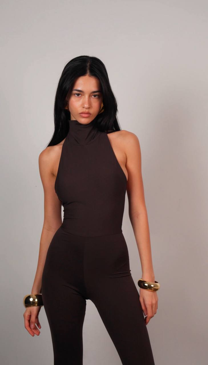 Комбинезон Long Jumpsuit Coffee