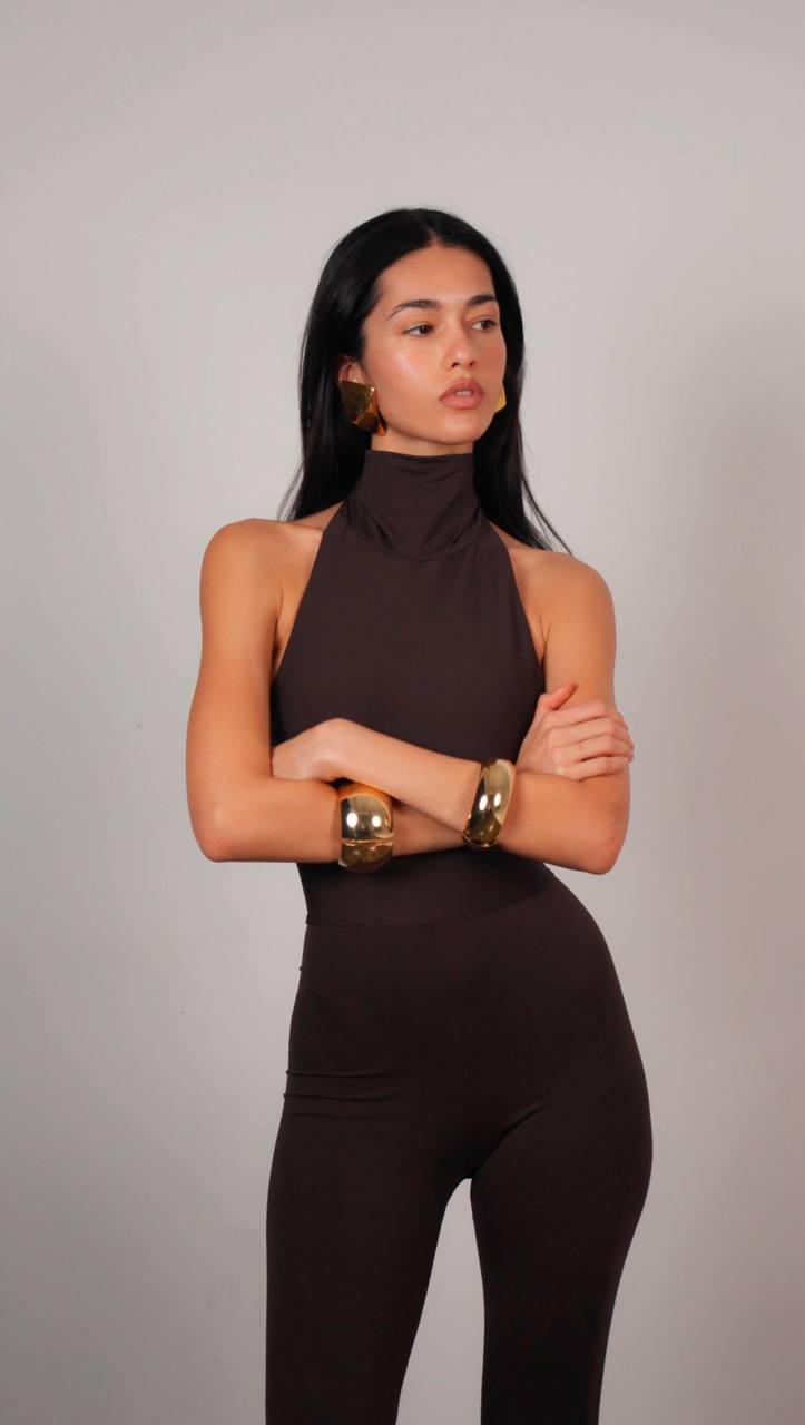 Комбинезон Long Jumpsuit Coffee