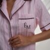 Костюм из хлопка Stripe Pink