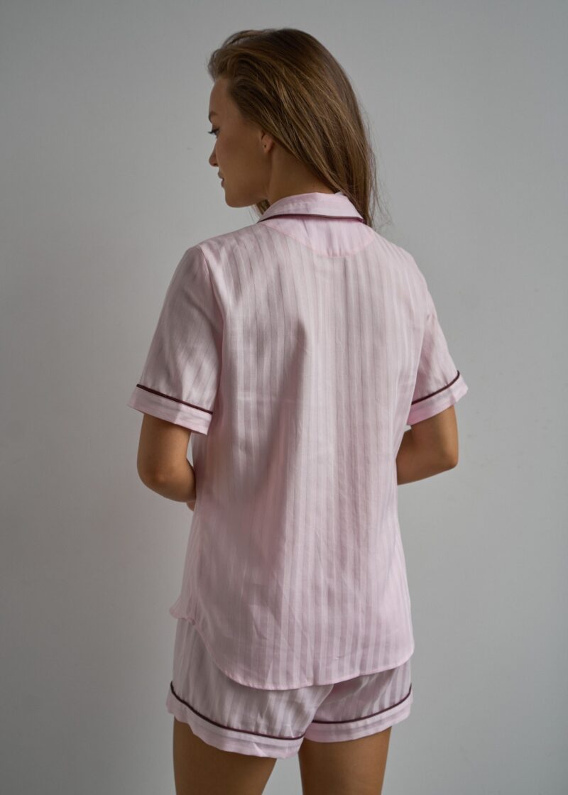Костюм из хлопка Stripe Pink