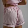 Костюм из хлопка Stripe Pink