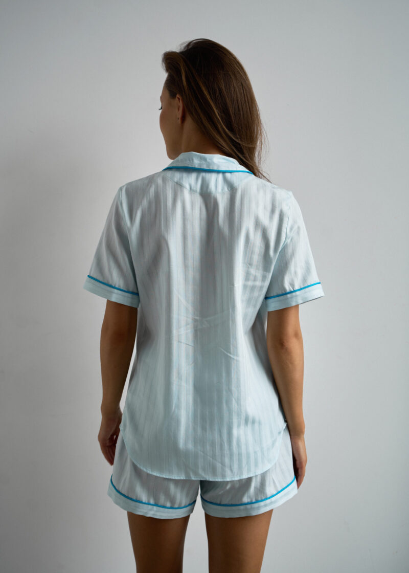 Костюм из хлопка Stripe Blue