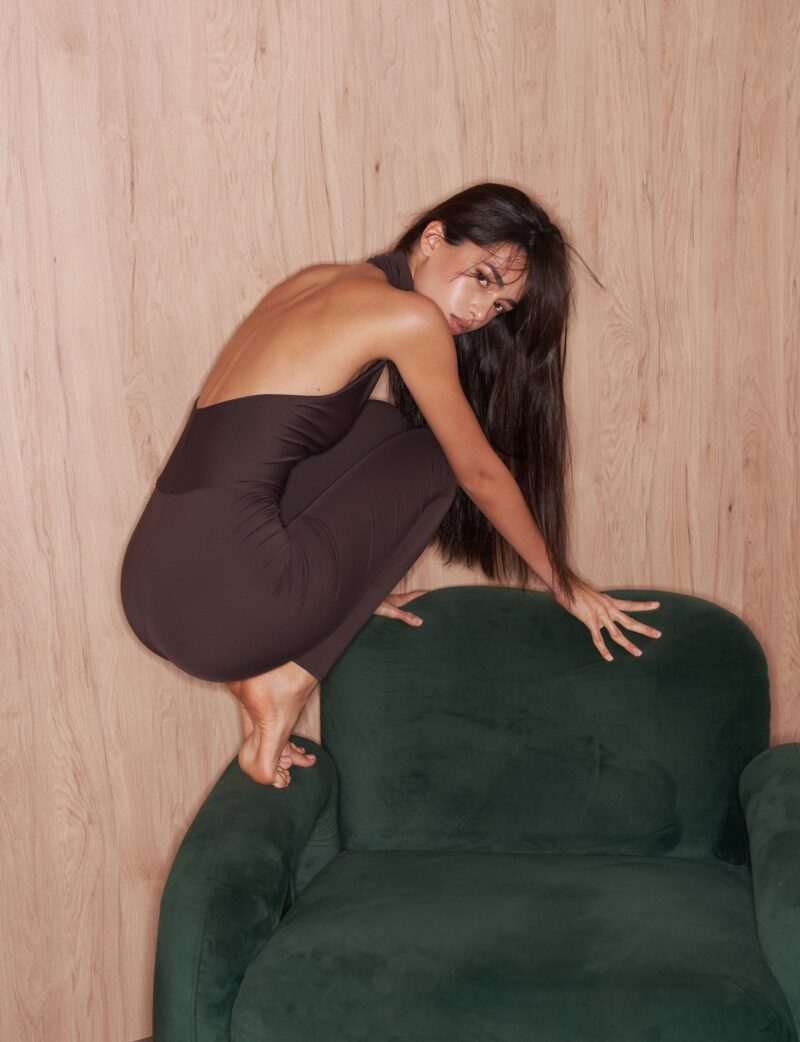 Комбинезон Long Jumpsuit Coffee