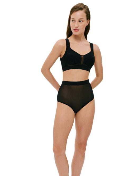 Трусики завышенные Viviene Brand Black/Black Трусики завышенные Viviene Brand Black/Black