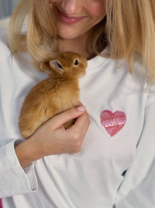 Лонгслив с сердцем ÉMILIE MUSÉE Лонгслив с сердцем ÉMILIE MUSÉE