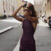 Боди Halter Eggplant