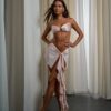 Юбка с воланами Emilie Cream