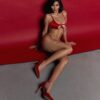 Бюстгальтер с вырезом MIU Red