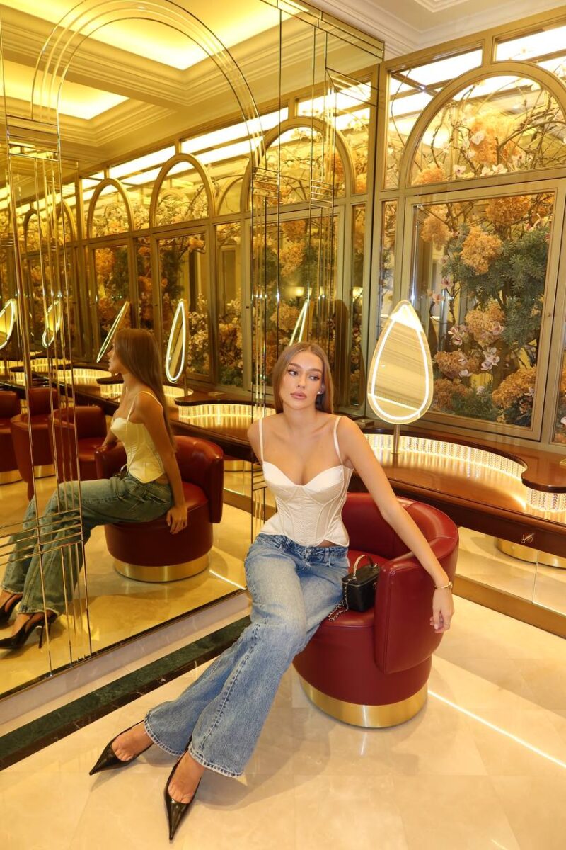 Корсет шёлковый Camilla Ivory