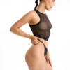 Майка-Американка Mesh Black