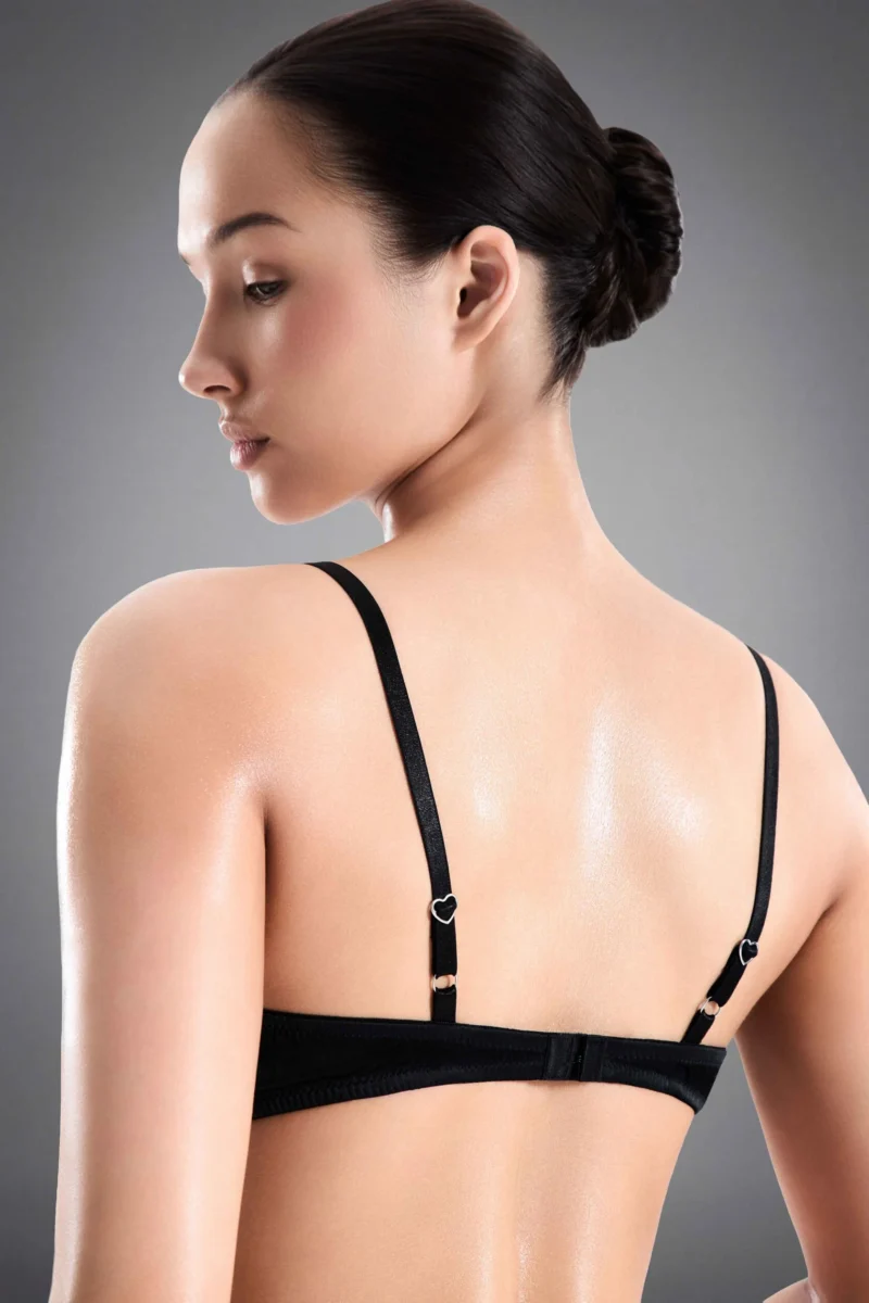 Бюстгальтер с вырезом MIU Black
