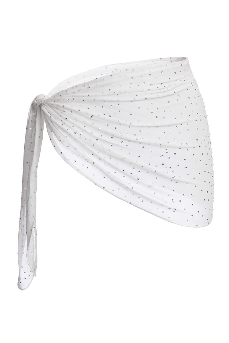 Юбка Naomi Diamante Skirt White