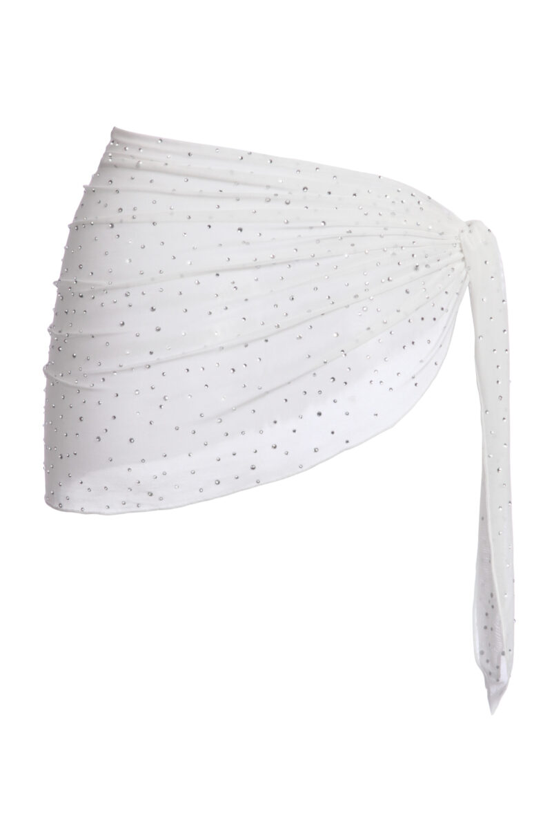 Юбка Naomi Diamante Skirt White