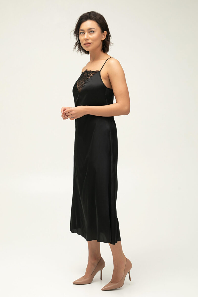 Сорочка CARRIE Black Maxi