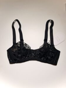 Трусики-стринги Black Flowers