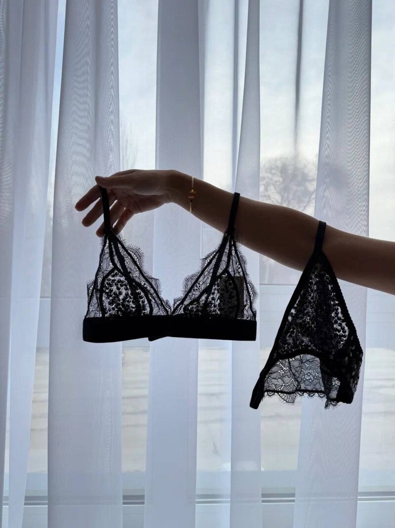 Бюстгальтер Love Lace Black Sequins