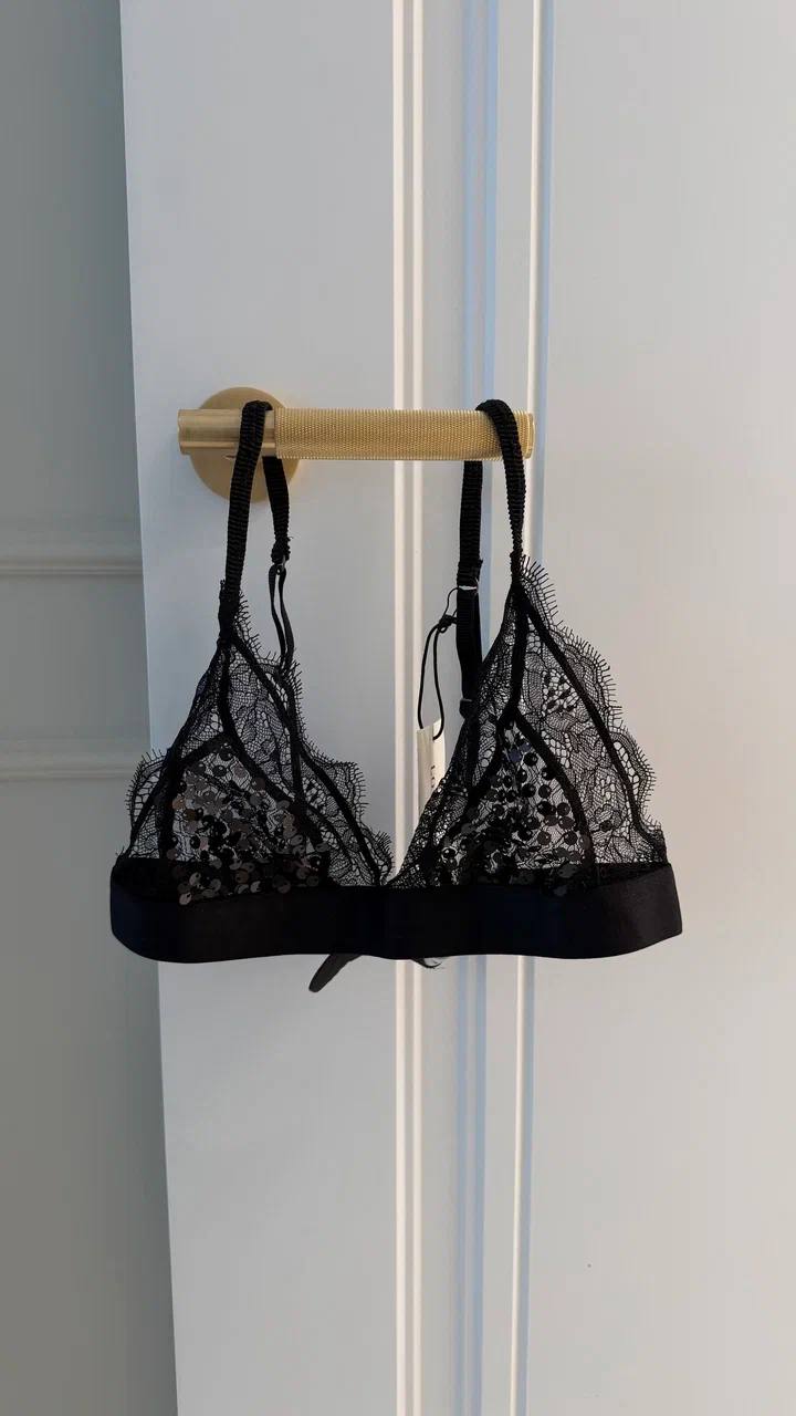 Бюстгальтер Love Lace Black Sequins