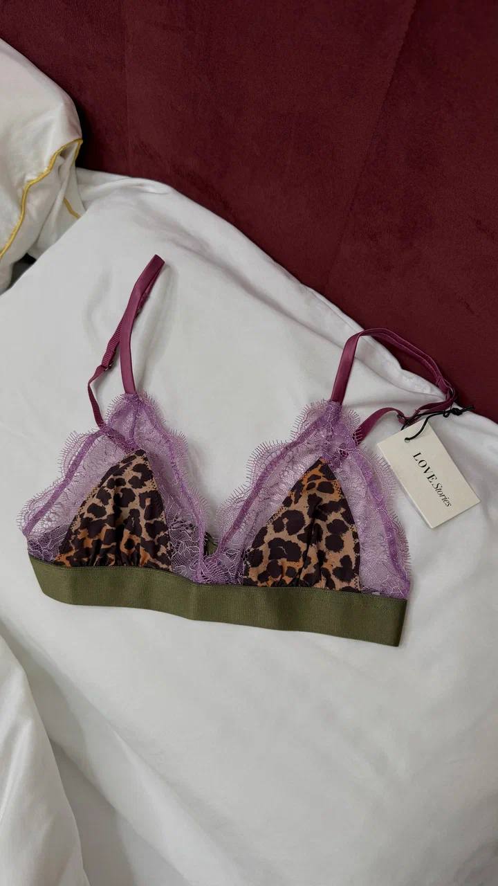 Бюстгальтер Love Lace Leopard/Pink