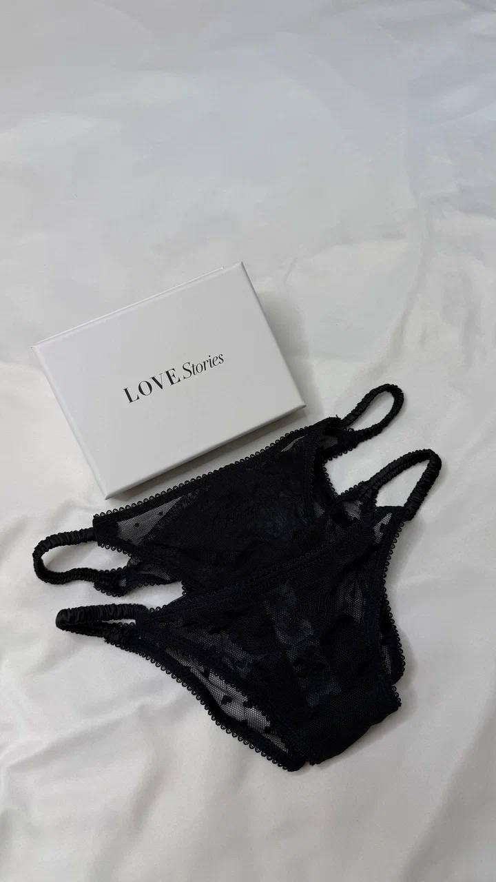 Набор из 2-х трусиков-танга Clio Black Набор из 2-х трусиков-танга Clio Black